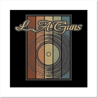 L.A. Guns Vynil Silhouette Posters and Art